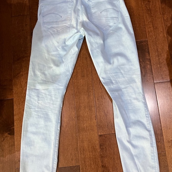 Light Blue Women's Jeans - Picture 4 of 4
